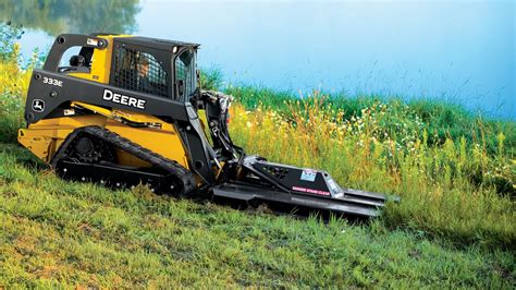 john deere brush hog skid steer|high flow skid steer attachments.